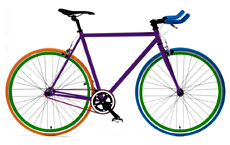 700C fixed gear bicycle
